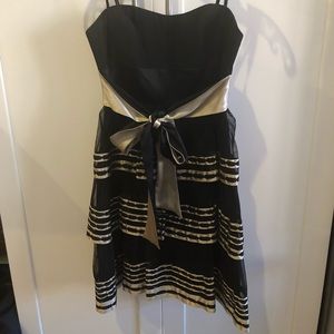 BCBG MaxAzria strapless dress
